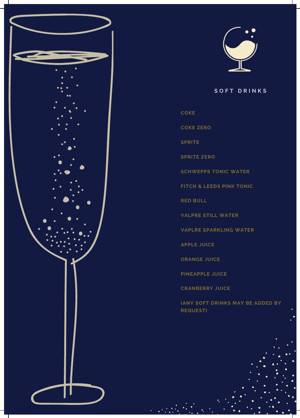 Elixir Mobile Bar beverage menu page 3